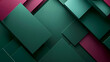 bold geometric shapes of forest green and magenta, ideal for an elegant abstract background