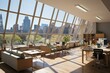 © Adobe Contributor - cityscape office interior large windows