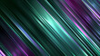 sharp diagonal lines of emerald green and violet, ideal for an elegant abstract background