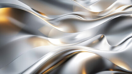 Wall Mural - abstract elegant curved shapes background
