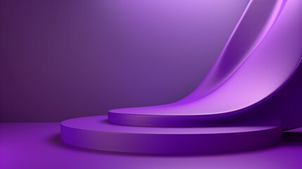 Wall Mural - purple boot isolated on white