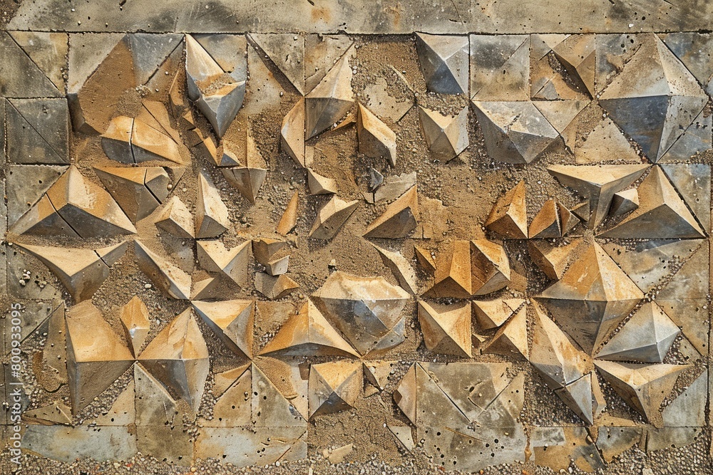 From above, the sand takes on geometric form, its patterns a testament ...