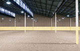 Fototapeta Krajobraz - Empty space in a modern warehouse