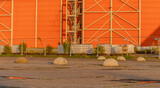 Fototapeta Tęcza - Industrial port architecture.CGI backplate for 3d rendering