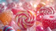 Lollipop candy background
