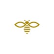 Bee icon isolated on a white background