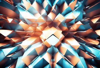 Wall Mural - 'background geometric abstract art wallpaper decoration triangle corporate business geometrical conc