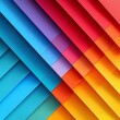 Create a geometric wallpaper with bright colors. The wallpaper should have a modern and clean look. The colors should be vibrant and saturated. The wallpaper should be seamless.