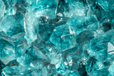 Fototapeta  - Aquamarine crystal mineral stone. Gems. Mineral crystals in the natural environment. Texture of precious and semiprecious stones. shiny surface of precious stone