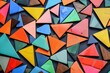 © Serhii - Colorful Tangram Heart Puzzle for Abstract Art & Board Game Concept
