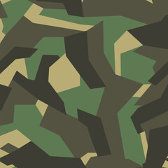 Wall Mural - 
Seamless geometric camouflage pattern. Vector illustration. Vinyl print and decal