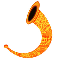 Sehanai or tutari - cornet-like instrument, initially made of bullock horns. -  Musical instrument -  Indian wedding - Indian festival