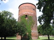 Rundturm der Burg Salzwedel in der  historischen Stadt in der Altmark in Sachsen-Anhalt