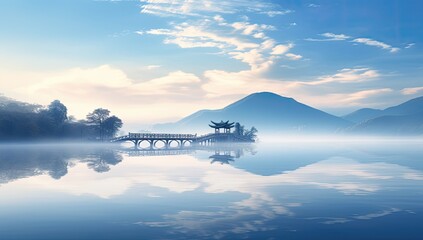 Wall Mural - Behold the Magnificence of an Ancient Chinese Bridge