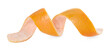 © New Africa - One fresh orange peel isolated on white