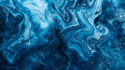 Wall Mural - blue abstract good Swirls Marble background. Generative AI.