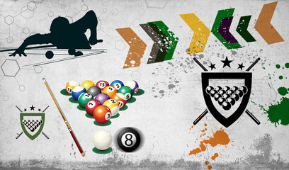 snooker billiards sport wallpaper illustration of an background