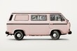 © Rawpixel.com - Pastel pink retro van, classic vehicle for camping