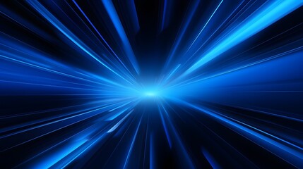 Radial blue light through the tunnel glowing in the darkness for print designs templates, Advertising materials, Email Newsletters, Header webs, e commerce signs retail shopping, advertisement busines