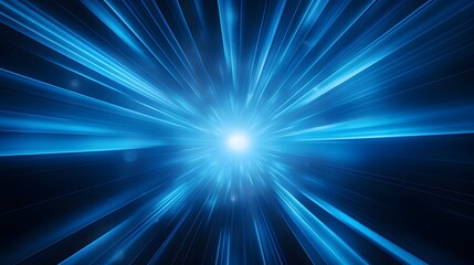 Radial blue light through the tunnel glowing in the darkness for print designs templates, Advertising materials, Email Newsletters, Header webs, e commerce signs retail shopping, advertisement busines