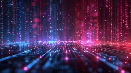 Wall Mural - big data abstract vector background. bigdata visualization