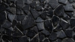 black background with multi shape pattern for wall texture texture design, Terrazzo.. Generative AI.