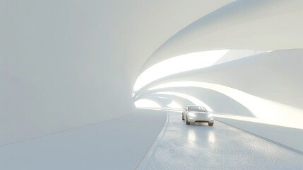 Journey Through the White Tunnel