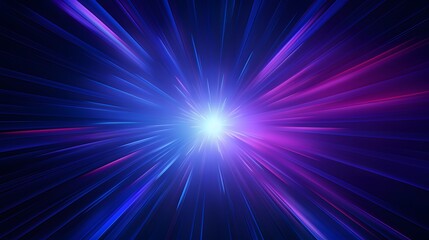 Radial blue and pruple light through the tunnel glowing in the darkness for print designs templates, Advertising materials, Email Newsletters, Header webs, e commerce signs retail shopping, advertisem