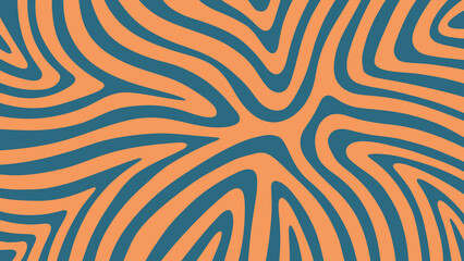 Sticker - orange pattern abstract background illustration