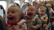 © fotogurmespb - a plane full of crazy babies crying