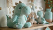 © SashaMagic - Plush dinosaur toy on shelf