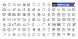 © Rubbble - Probiotics Icons set. Outline set of Probiotics Icons vector icons for web design. Outline icon collection. Editable stroke.