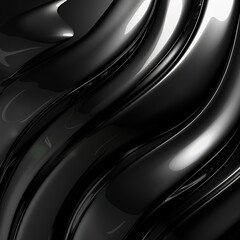 Wall Mural - Black luxury fabric background