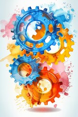 Wall Mural - visualizing ng enable feature in web development illustrating binary functionality mechanism