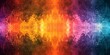 Colorful sound wave with a bright center fading to darkness at the edges