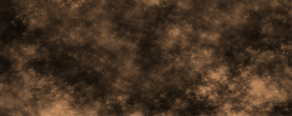 Wall Mural - brown background with clouds, dark brown grunge texture with grainy, light ink canvas for modern cre