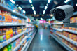 © Mongkol - Keep your retail environment safe with this CCTV observation camera installed in a supermarket, providing effective monitoring and surveillance for enhanced security.