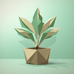 Sticker - plant in a box