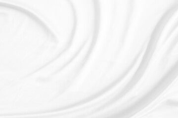 Wall Mural - white fabric smooth texture surface background