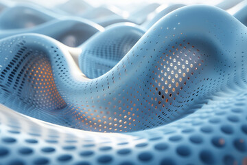 Aufkleber - A virtual reality environment entirely designed with fractal geometry, offering an immersive experience into mathematical beauty,