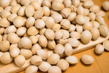 Fototapeta Kosmos - Seed pile of ginkgo biloba seed nut
