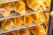 Fresh baked bread sell in the Hong Kong style restaurant