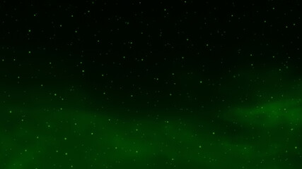 Wall Mural - green galaxy space background. starry night sky background. night sky with stars.