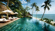 Luxurious Beachfront Resort Captivating with Tropical Charm and Stunning Sea Views in Singapore