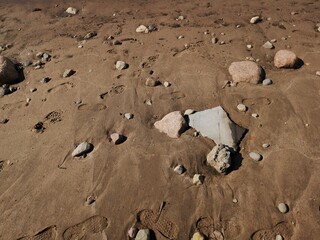 stone on the beach