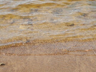 waves on the beach