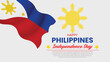 © Vector World - phillipines independence day wishing design web banner vector file