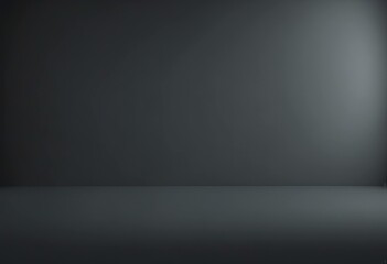 Wall Mural - 'abstract studio dark grey background'