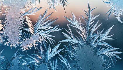 Wall Mural - frosted patterns on the glass