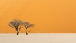 Earth Day Serenity: Minimalist Sossusvlei Dunes with DeadVlei Trees